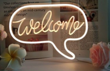 Aesthetic LED Neon Wall Light – Modern Room Decor Glow Sign