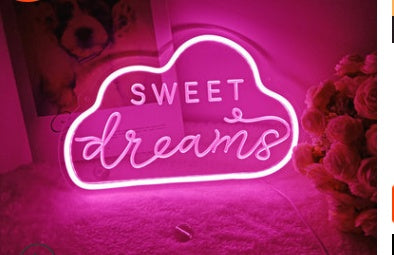 Aesthetic LED Neon Wall Light – Modern Room Decor Glow Sign