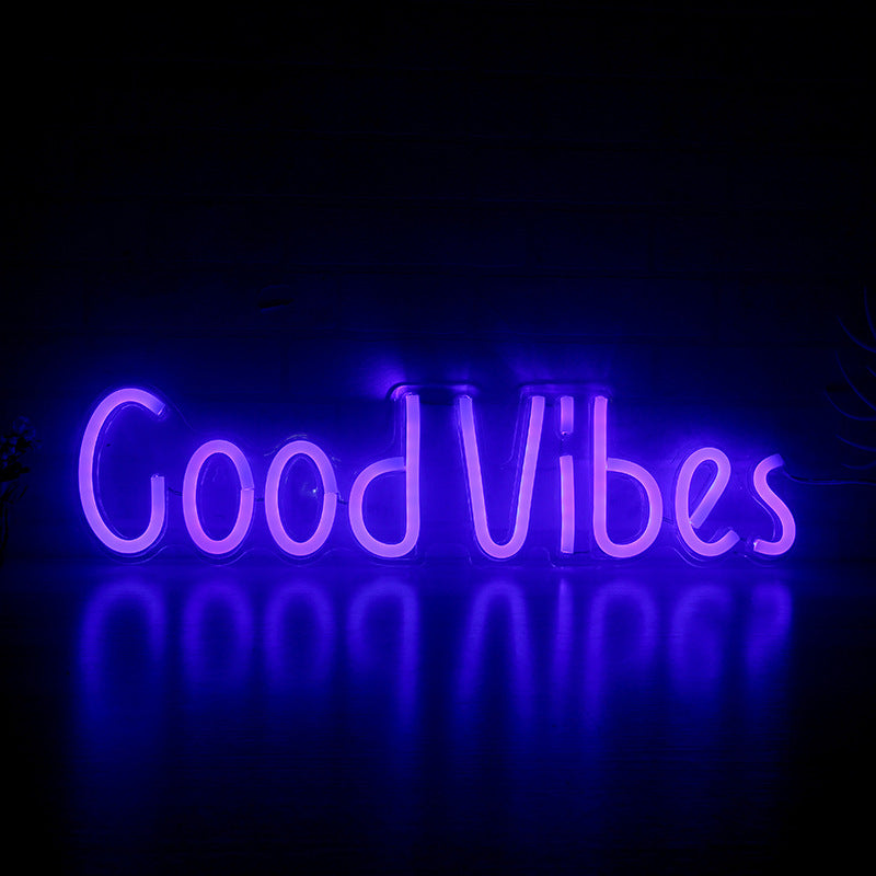 Aesthetic LED Neon Wall Light – Modern Room Decor Glow Sign