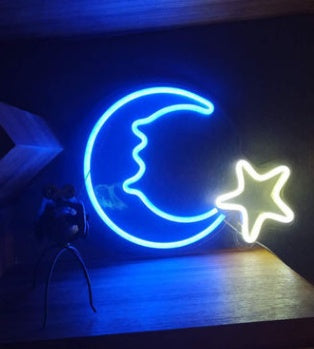 Aesthetic LED Neon Wall Light – Modern Room Decor Glow Sign