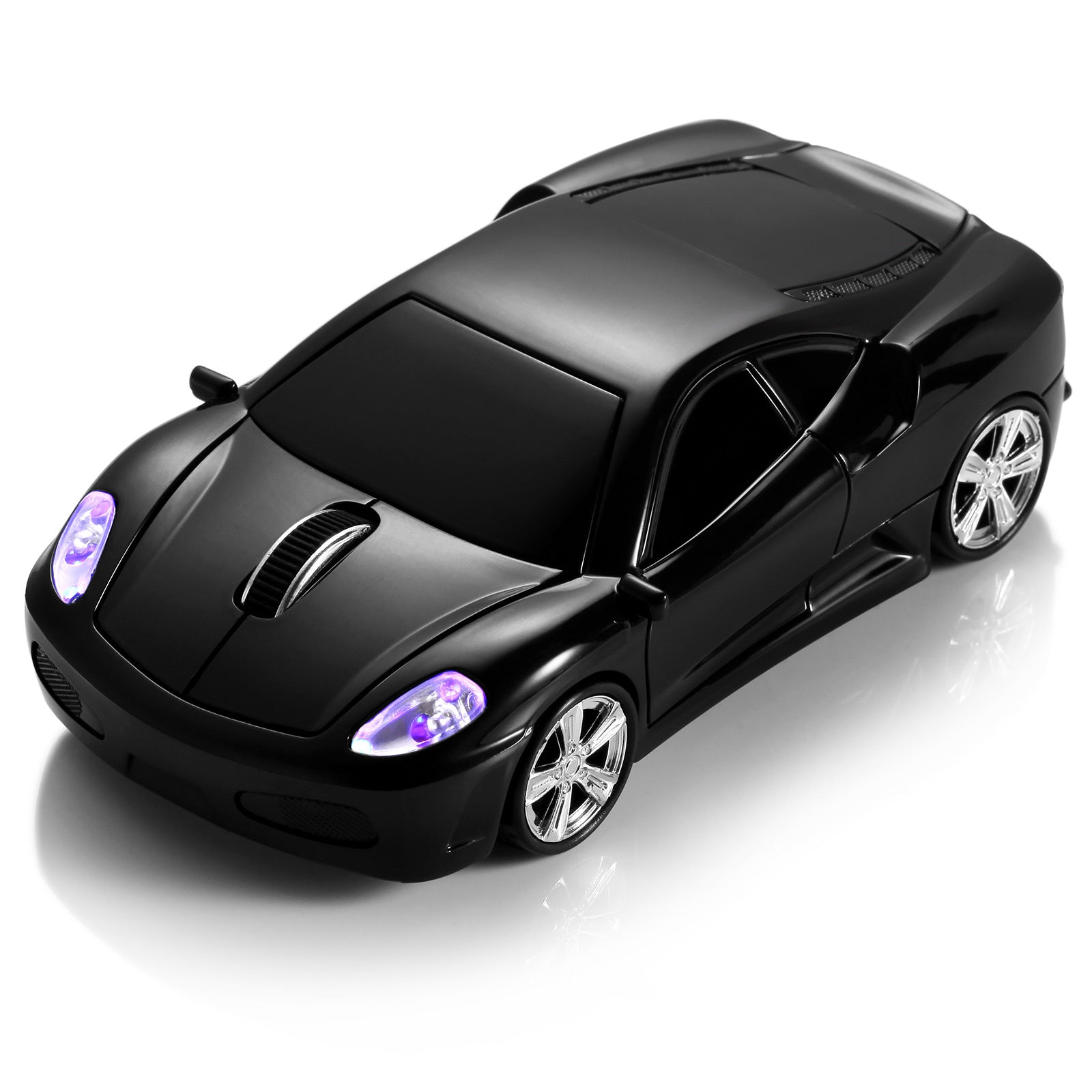 Turbo Track Wireless Car-Shaped Mouse for Laptops