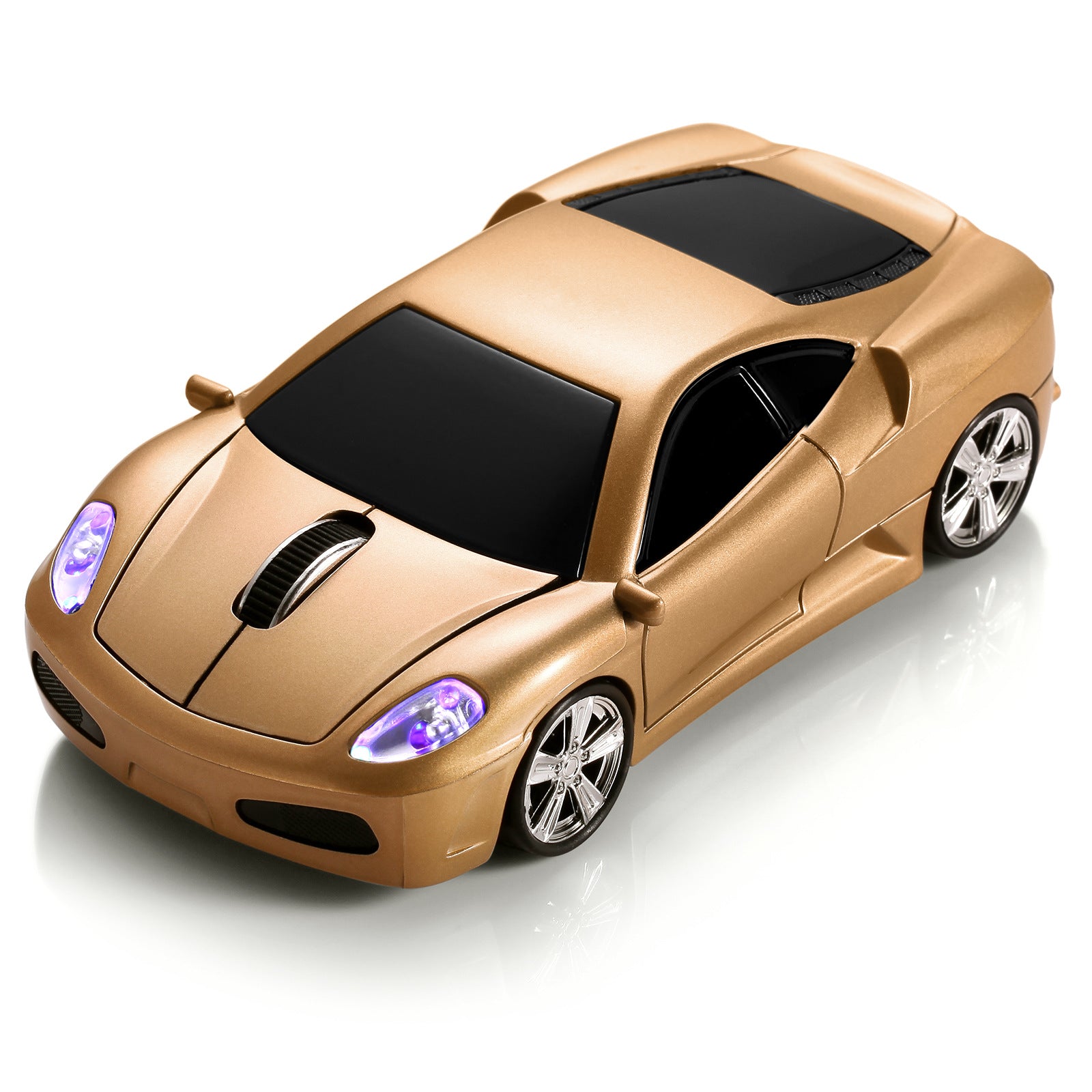 Turbo Track Wireless Car-Shaped Mouse for Laptops