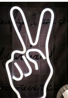 Aesthetic LED Neon Wall Light – Modern Room Decor Glow Sign