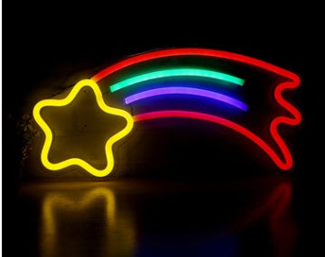 Aesthetic LED Neon Wall Light – Modern Room Decor Glow Sign