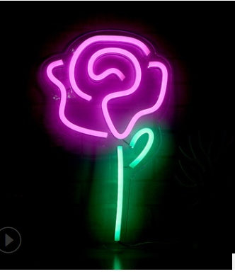 Aesthetic LED Neon Wall Light – Modern Room Decor Glow Sign