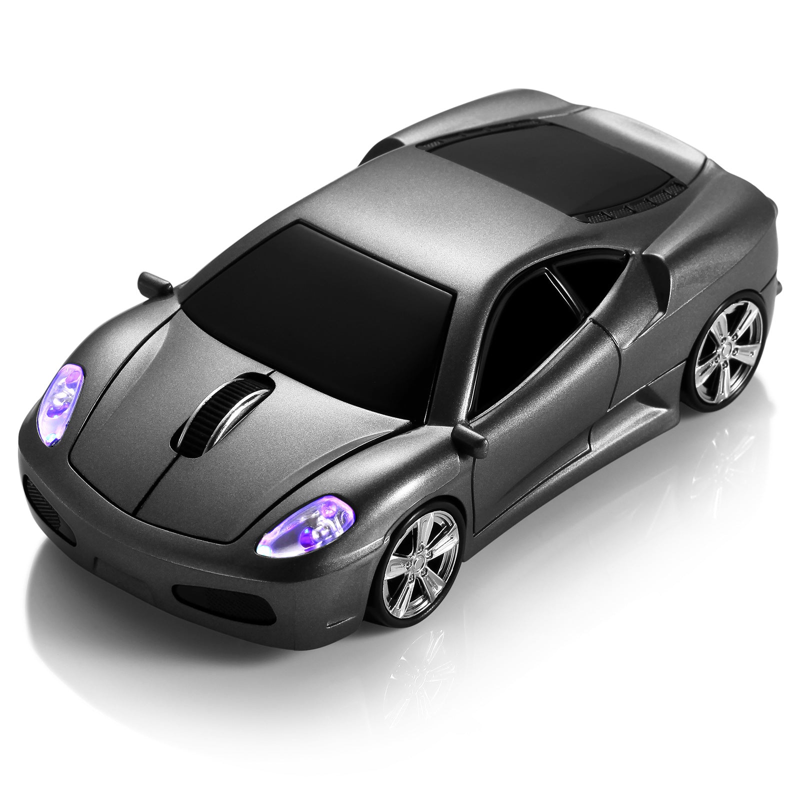 Turbo Track Wireless Car-Shaped Mouse for Laptops