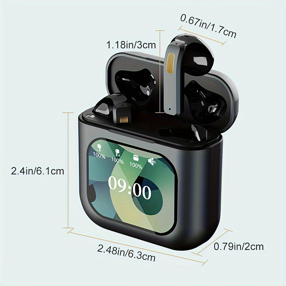 ANC Wireless Earbuds with Touch Screen & MP3 Playback.