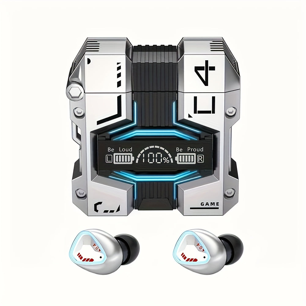 Gaming Wireless Earbuds, ENC, Bluetooth 5.3, IPX7, 120h Battery, Built-in Mic