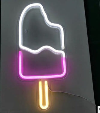 Aesthetic LED Neon Wall Light – Modern Room Decor Glow Sign